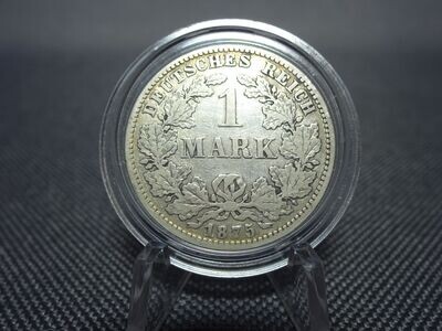 Silbermünze Deutsches Kaiserreich 1875 E 1 Mark Dresden Silbermünze Deutsches Kaiserreich 1875 E 1 Mark Dresden
