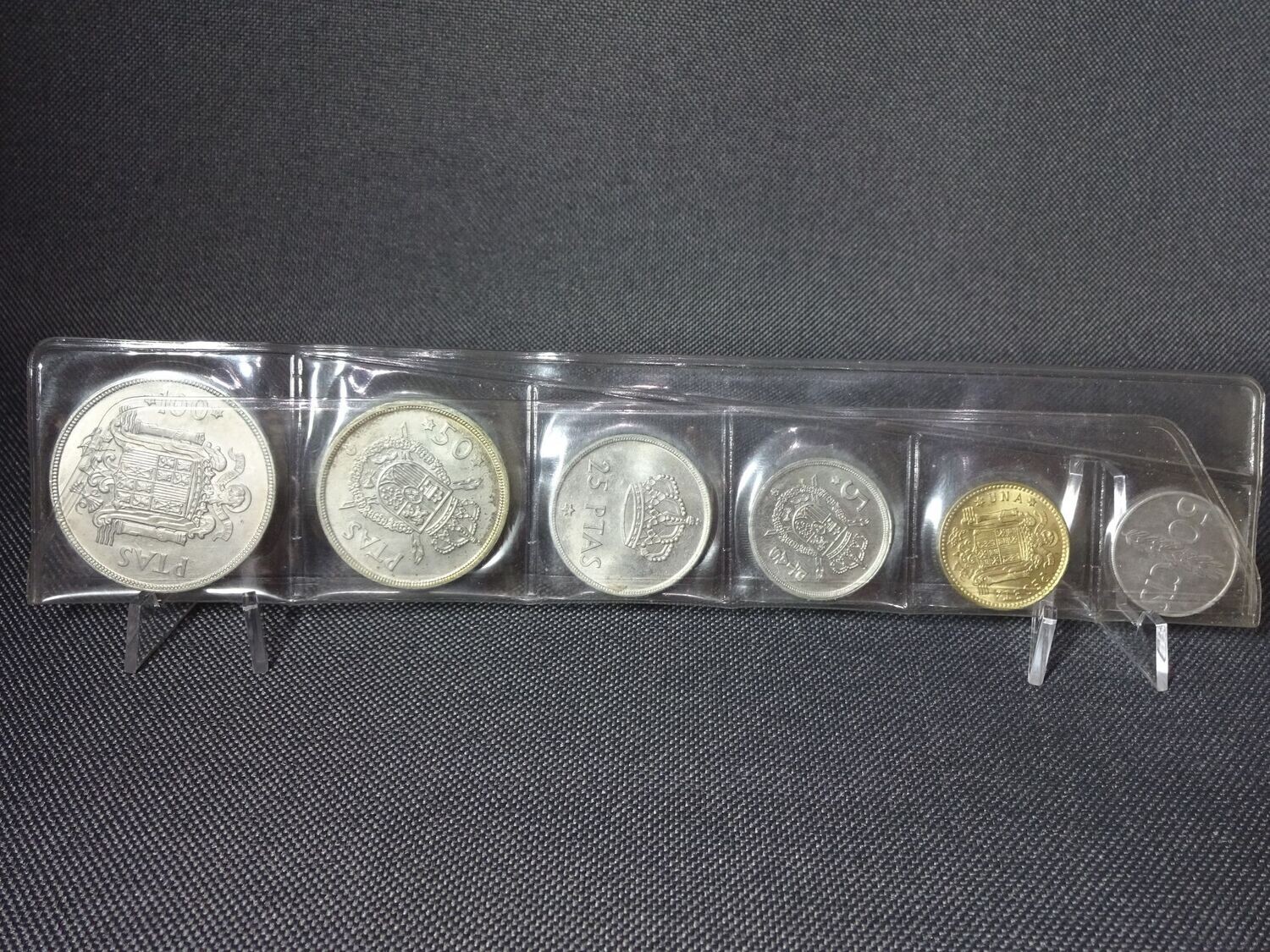 Kursmünzensatz KMS Set Spanien 1975 50 Centimos - 100 Pesetas Kursmünzensatz KMS Set Spanien 1975 50 Centimos - 100 Pesetas
