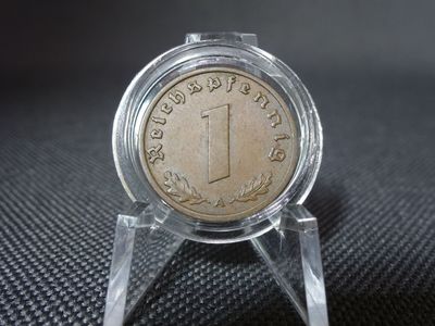 Münze Drittes Reich 1938 A 1 Reichspfennig Berlin Münze Drittes Reich 1938 A 1 Reichspfennig Berlin