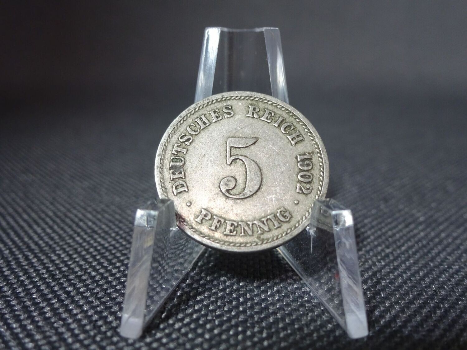 Münze Deutsches Kaiserreich 1902 G 5 Pfennig Karlsruhe Münze Deutsches Kaiserreich 1902 G 5 Pfennig Karlsruhe