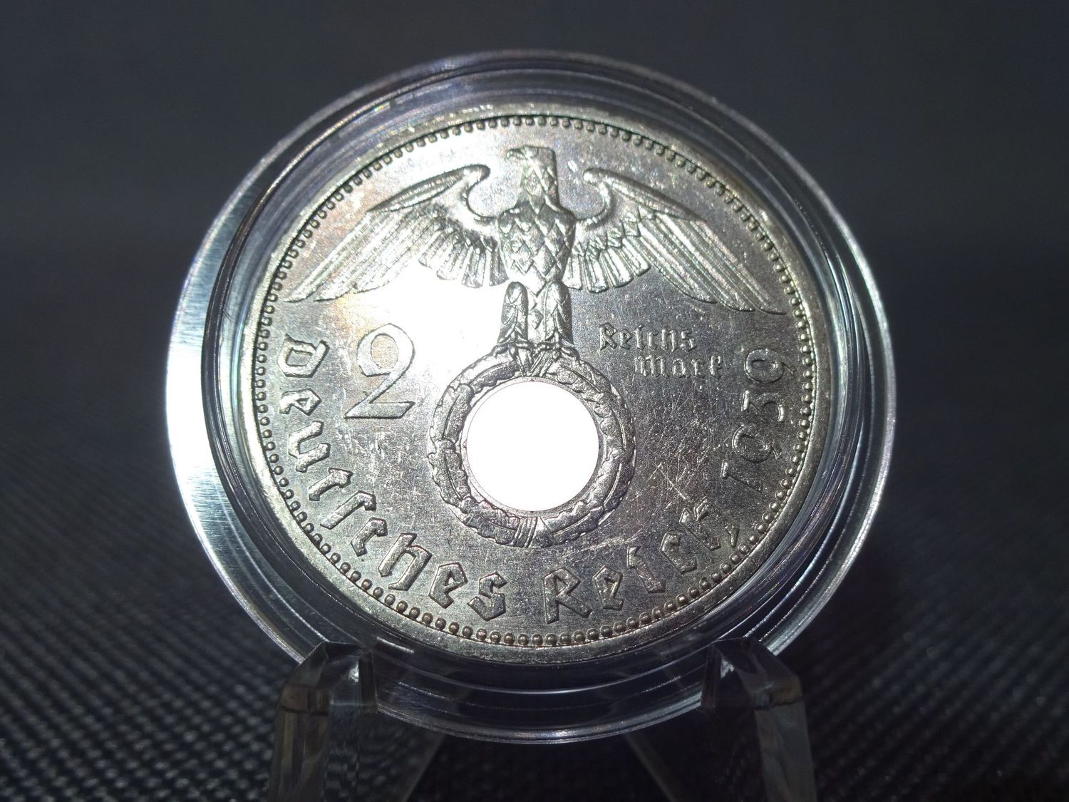 Silbermünze Drittes Reich 1939 A 2 Reichsmark Berlin Hindenburg