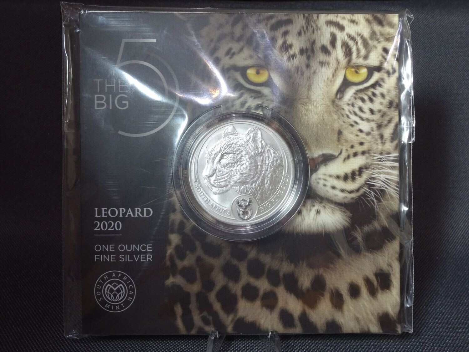 Silbermünze Südafrika 2020 5 Rand The Big Five Leopard Blister 1 Oz Unze Silbermünze Südafrika 2020 5 Rand The Big Five Leopard Blister 1 Oz Unze