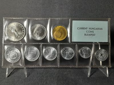 Kursmünzensatz KMS Set Ungarn 1977 2 Filler - 10 Forint