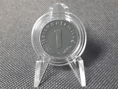 Münze Drittes Reich 1942 G 1 Reichspfennig Karlsruhe Erhaltung!