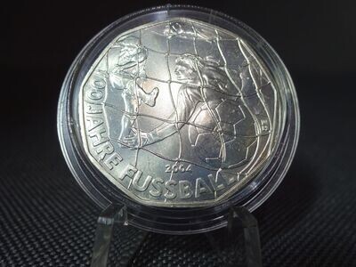 Silbermünze Österreich 2004 5 Euro Fussball Silbermünze Österreich 2004 5 Euro Fussball
