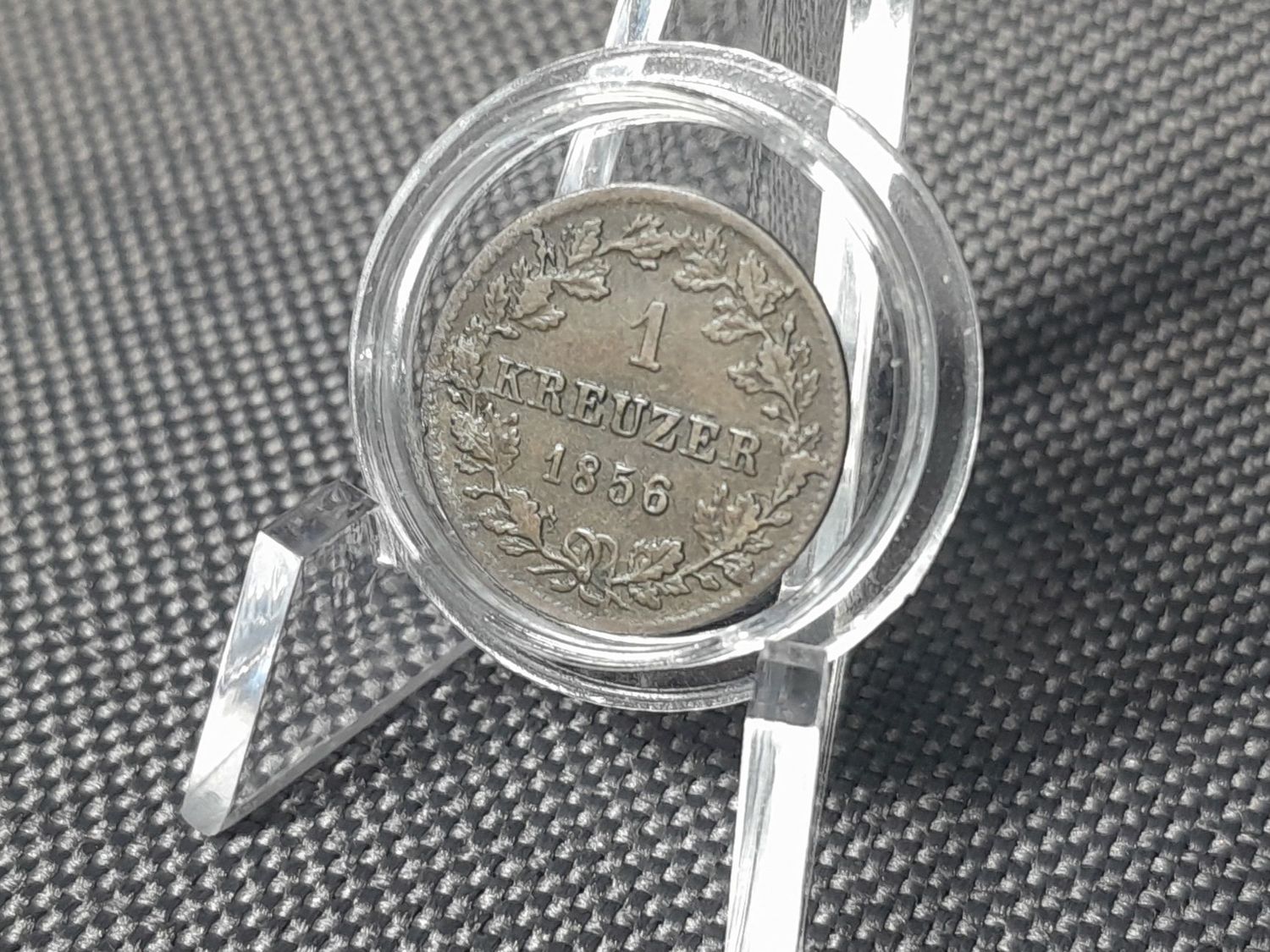 Silbermünze 1856 1 Kreuzer Wilhelm I. Württemberg Altdeutschland