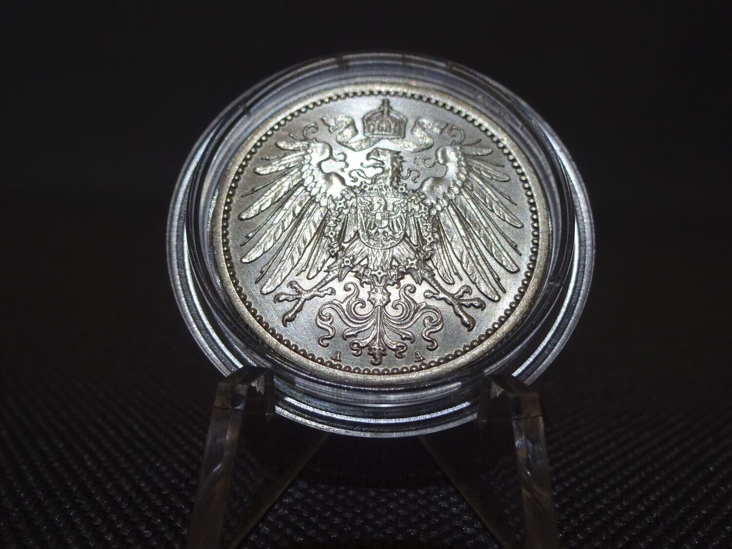 Silbermünze Deutsches Kaiserreich 1914 A 1 Mark Berlin Erhaltung!