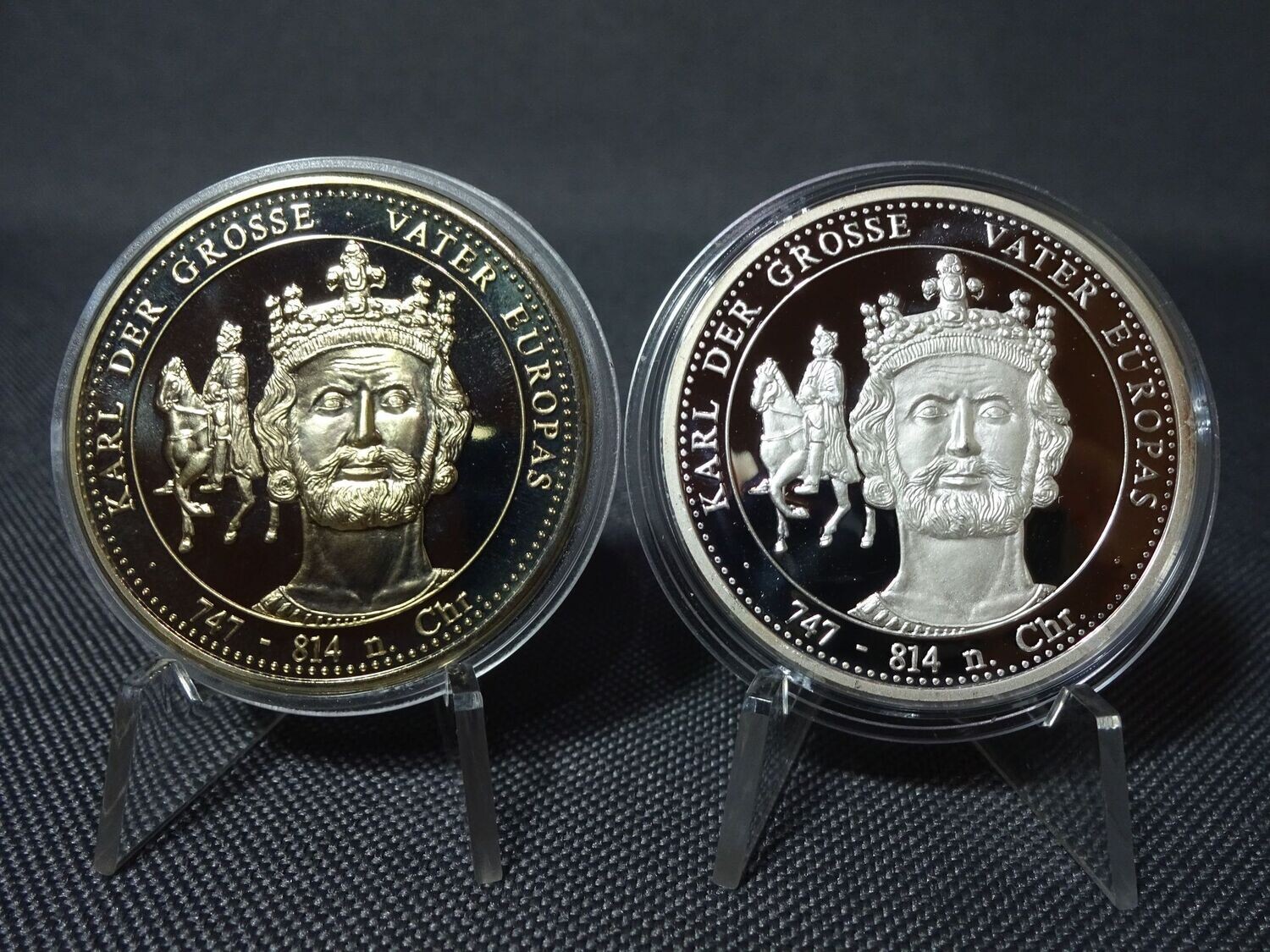 Silbermedaille Deutschland Medaille Set Karl Der Große Höhepunkte Deutscher Geschichte PP Proof