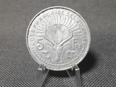 Münze Französisch Somalia 1948 5 Francs Somalis