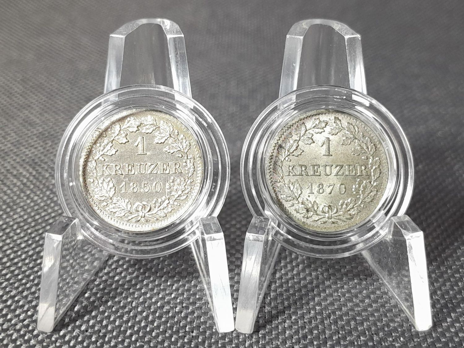 Silbermünzen Set Bayern 1850 1870 1 Kreuzer Maximilian II. Ludwig I. II. Altdeutschland Silbermünzen Set Bayern 1850 1870 1 Kreuzer Maximilian II. Ludwig I. II. Altdeutschland