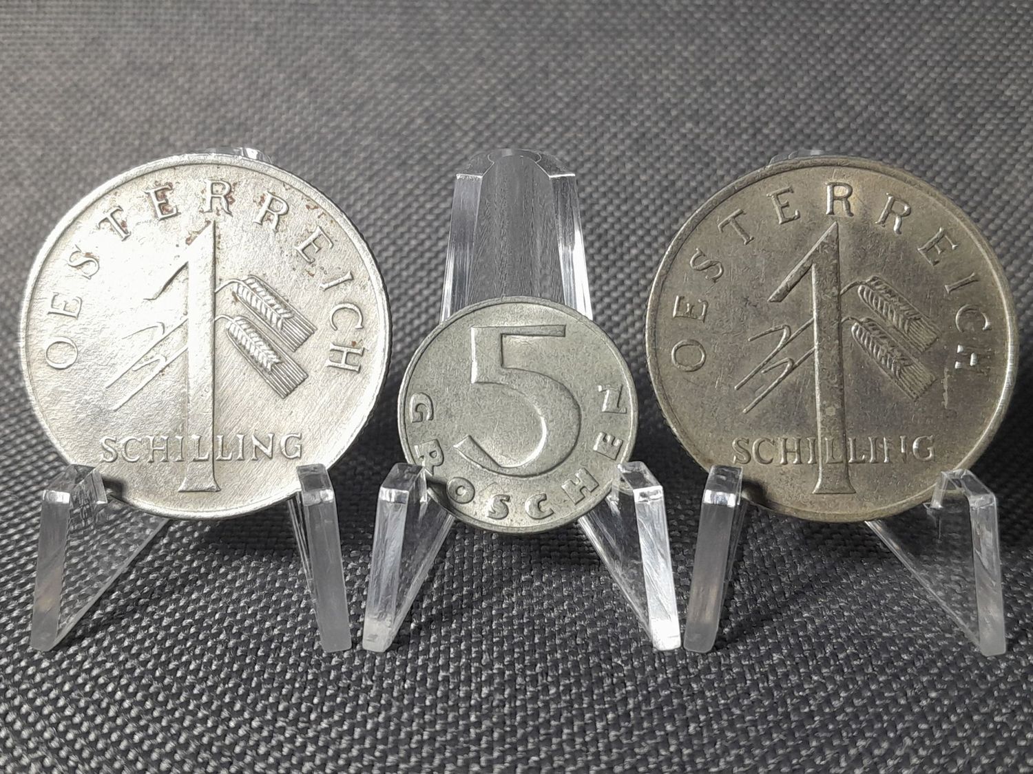 Münzen Set Österreich 1934 1 5 Groschen Schilling