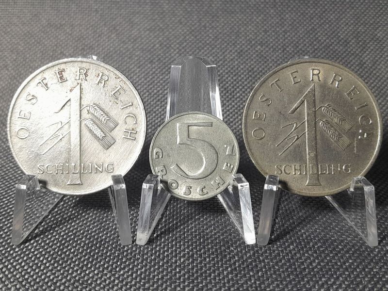 Münzen Set Österreich 1934 1 5 Groschen Schilling