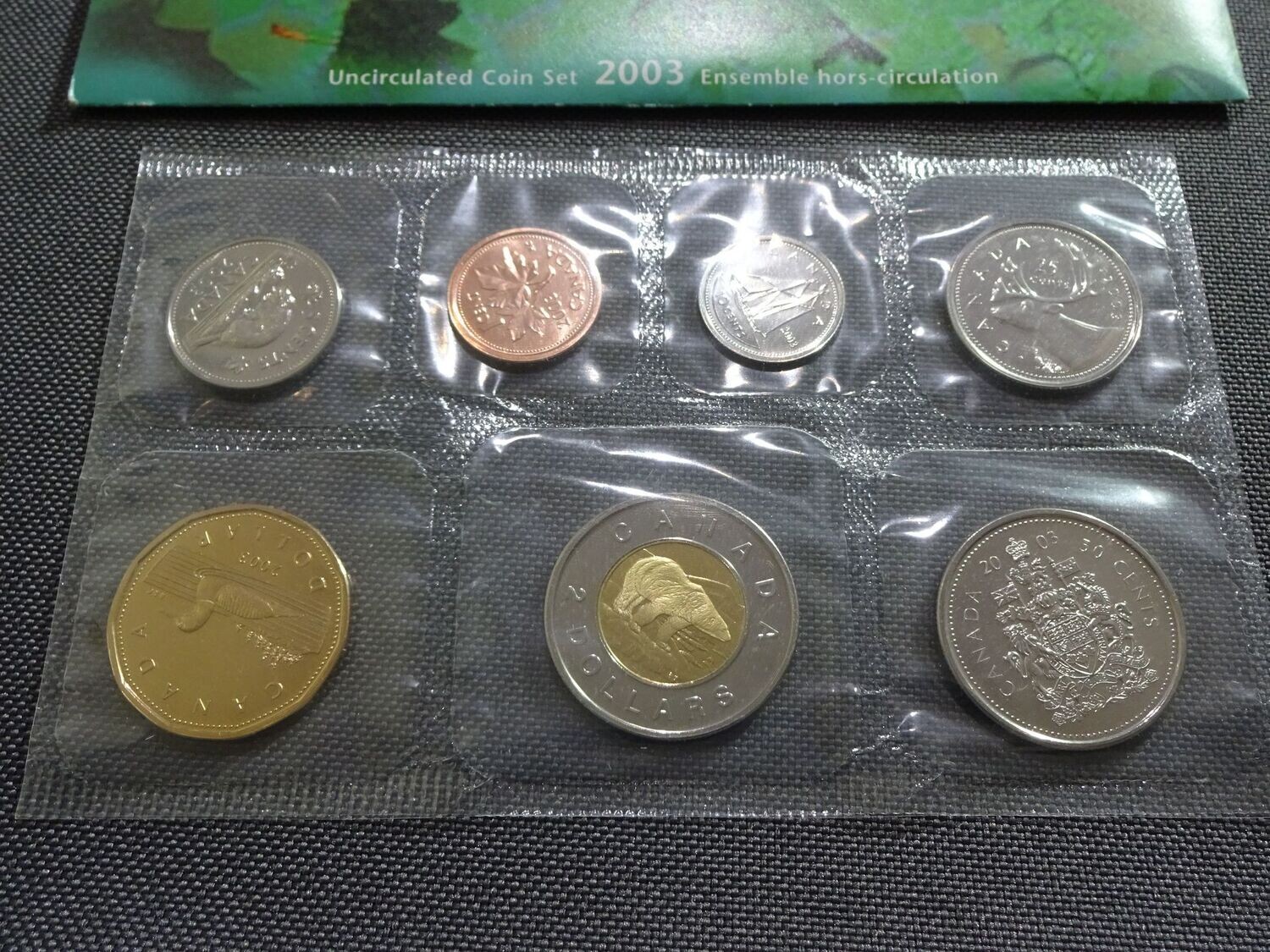 Kursmünzensatz KMS Set Kanada 2003 1 Cent - 2 Dollars Kursmünzensatz KMS Set Kanada 2003 1 Cent - 2 Dollars