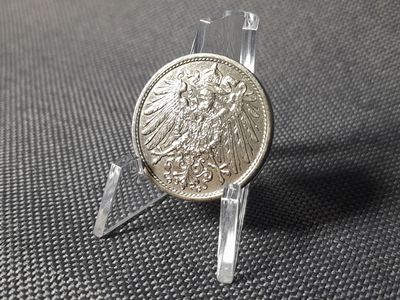 Münze 1907 Deutsches Kaiserreich G 10 Pfennig Karlsruhe Erhaltung!