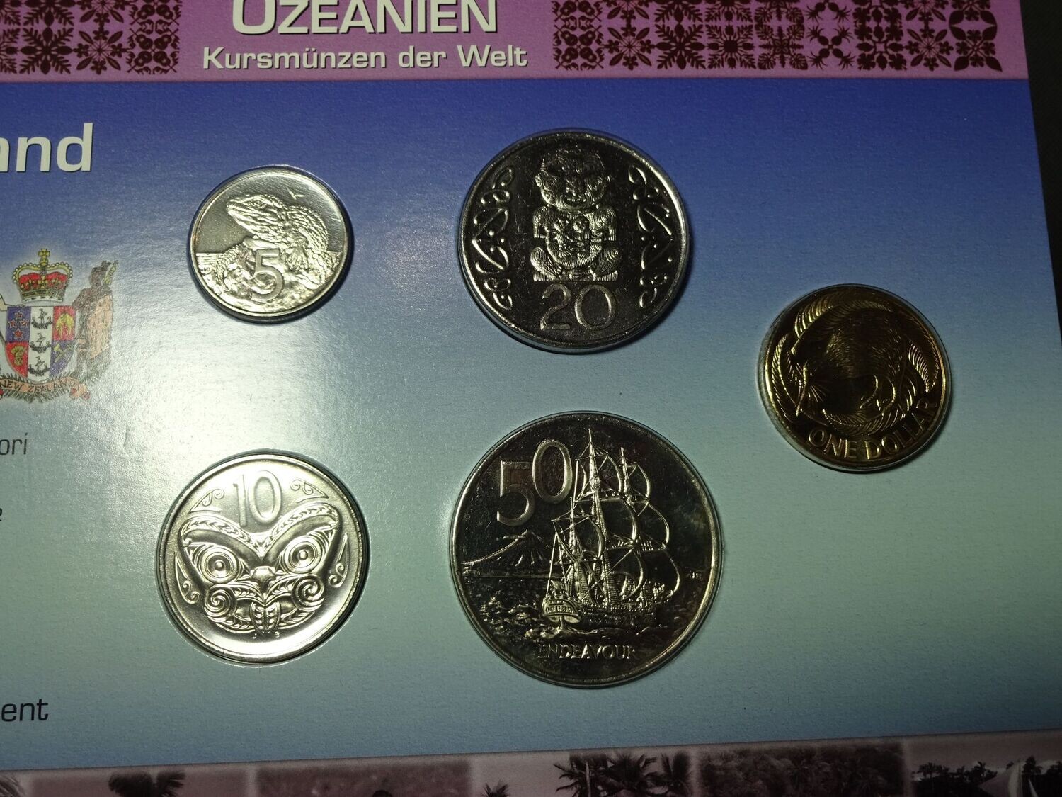 Kursmünzensatz KMS Set Neuseeland 2003 - 2005 Ozeanien 10 Cent - 1 Dollar Kursmünzensatz KMS Set Neuseeland 2003 - 2005 Ozeanien 10 Cent - 1 Dollar