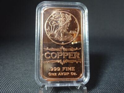 Kupferbarren USA American Silver Eagle Walking Liberty 1 Oz Unze Kupferbarren USA American Silver Eagle Walking Liberty 1 Oz Unze