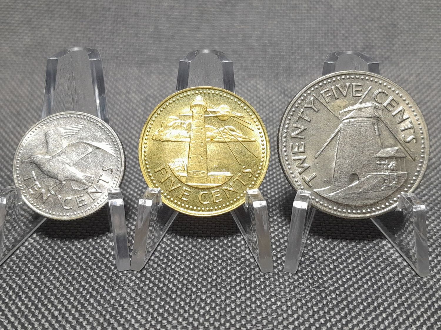 Münzen Set Barbados 1973 5 10 25 Cents Erhaltung Münzen Set Barbados 1973 5 10 25 Cents Erhaltung