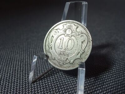 Münze Österreich 1893 10 Heller Franz Joseph I. KuK 