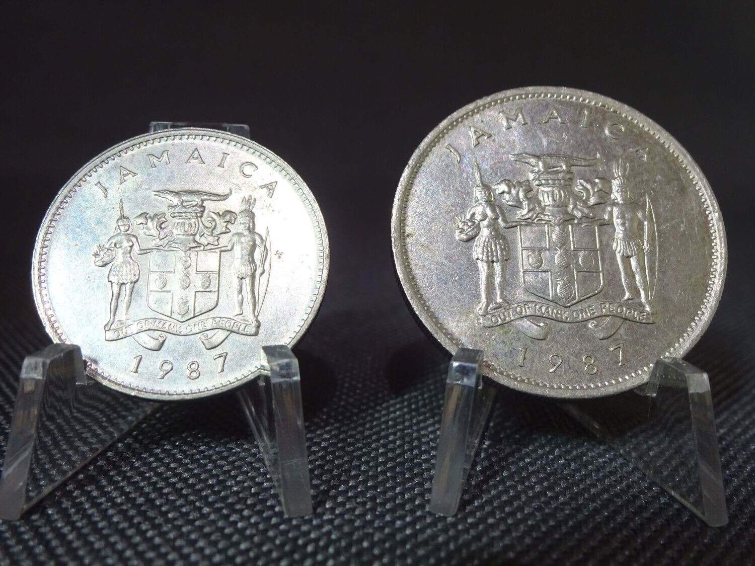 Münzen Set Jamaika 1987 10 20 Cents Münzen Set Jamaika 1987 10 20 Cents