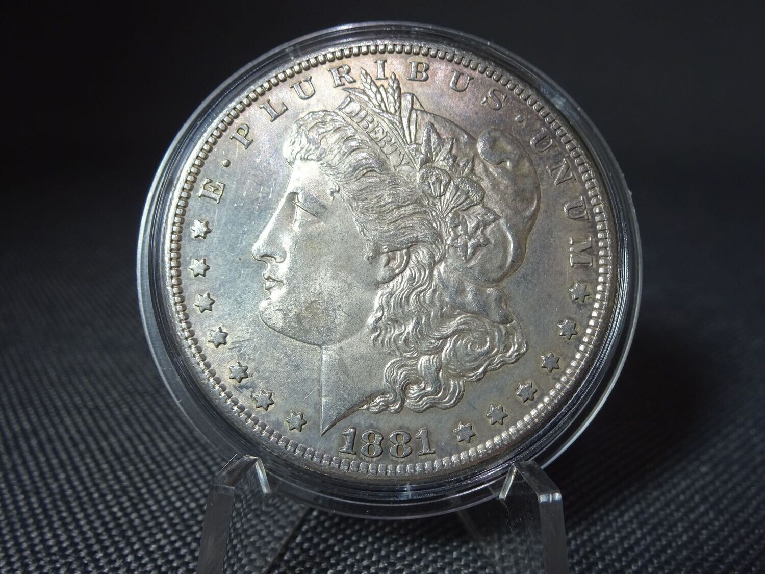 Silbermünze USA 1881 S 1 Morgan Dollar Liberty Eagle San Francisco