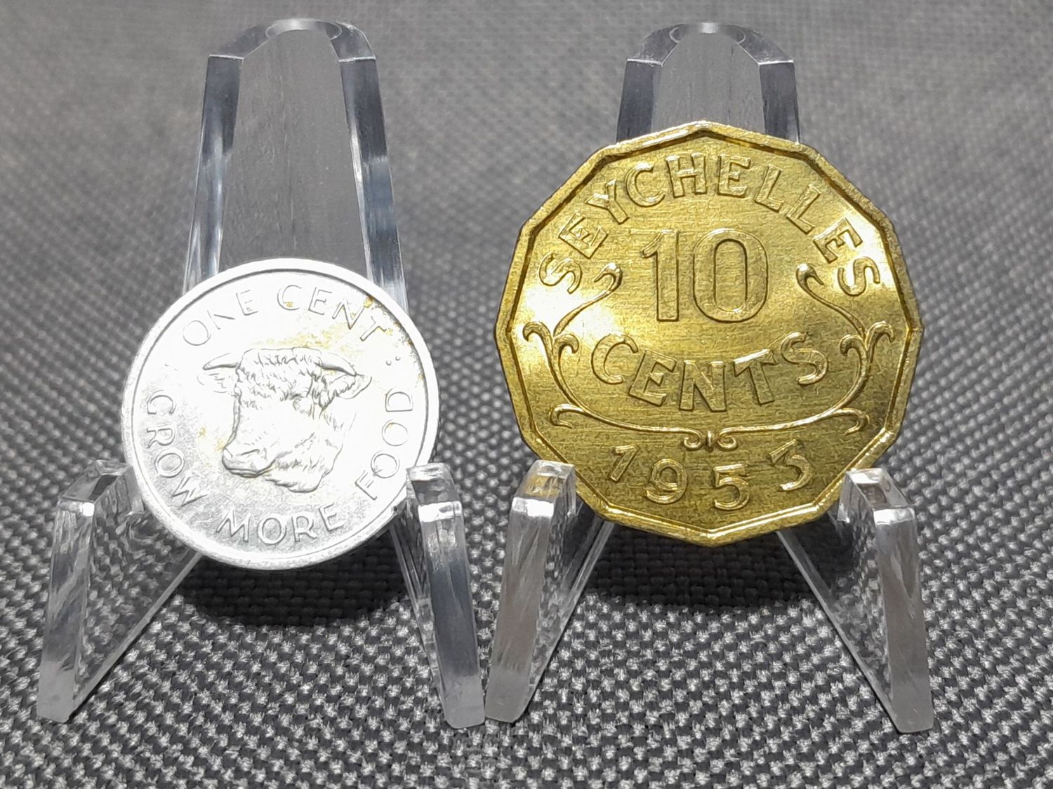 Münzen Set Seychellen 1953 1972 1 10 Cents FAO Grow More Food Erhaltung Münzen Set Seychellen 1953 1972 1 10 Cents FAO Grow More Food Erhaltung