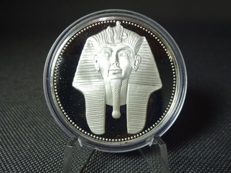 Silbermünze Ägypten 1999 5 Pfund Pharao Tutanchamun Maske Treasures of Ancient Egypt PP Proof Selten Silbermünze Ägypten 1999 5 Pfund Pharao Tutanchamun Maske Treasures of Ancient Egypt PP Proof Selten