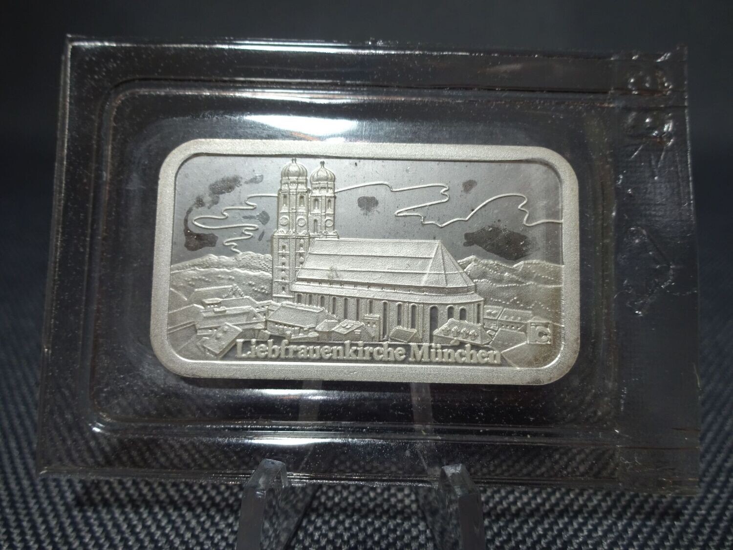 Silberbarren Deutschland Degussa Liebfrauenkirche München 1/2 Oz Unze