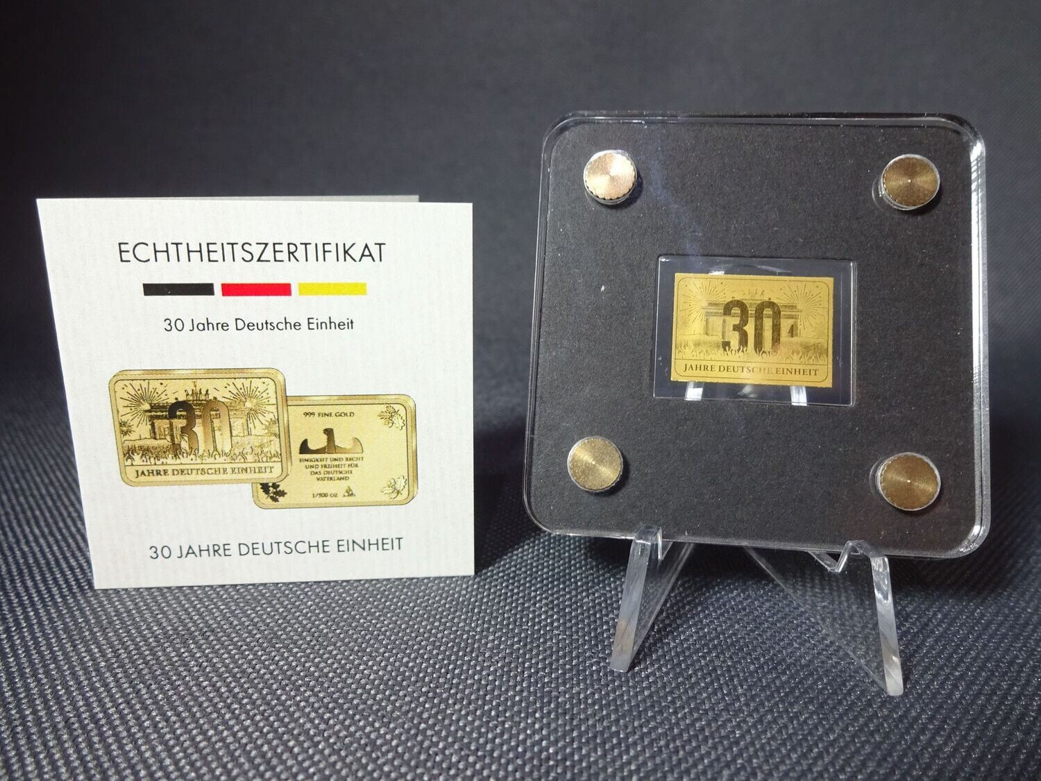 Goldbarren Deutschland Brandenburger Tor Deutsche Einheit 1/500 Oz Unze