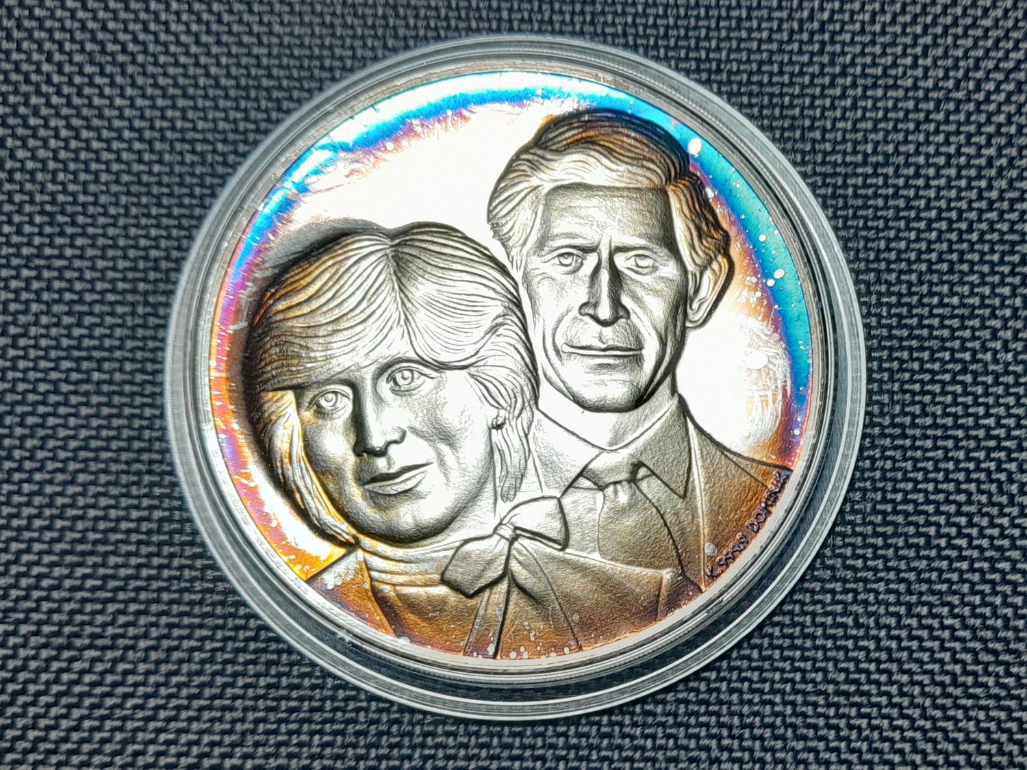 Silbermedaille 1981 Deutschland Hochzeit Lady Diana Spencer Prinz Charles London St. Paul's Kathedrale