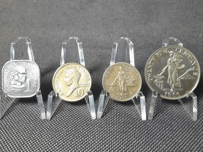Münzen Set Philippinen 1966 1971 1977 1 10 Centimos 10 25 Centavos