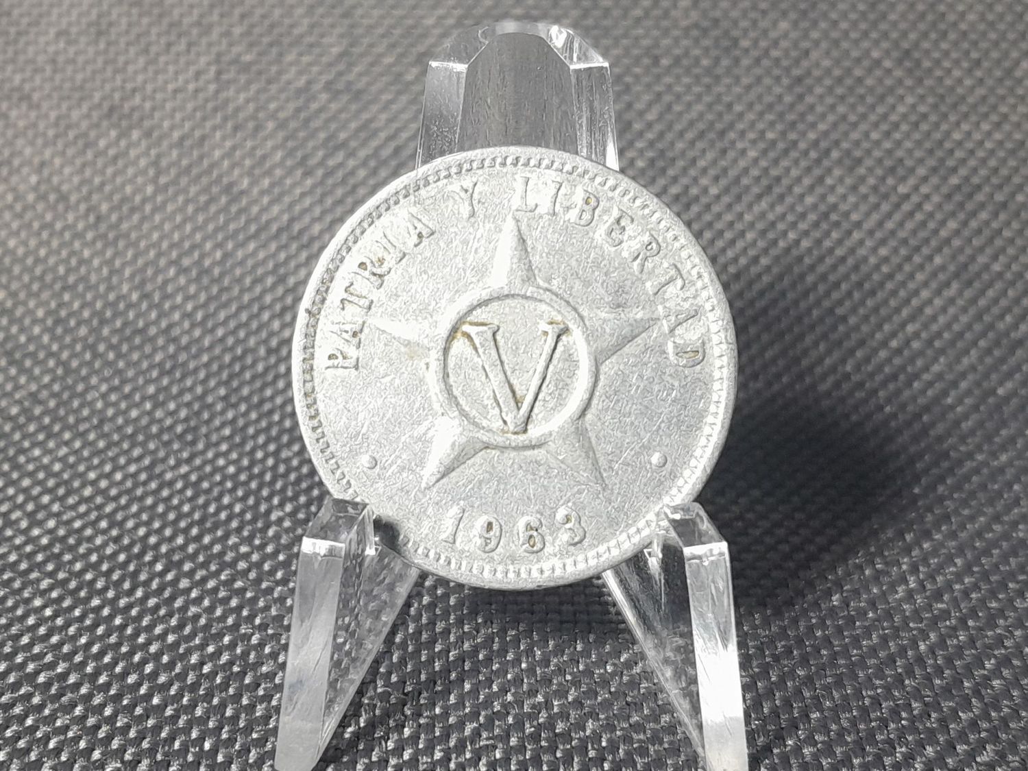 Münze Kuba 1963 5 Centavos Libertad Cuba