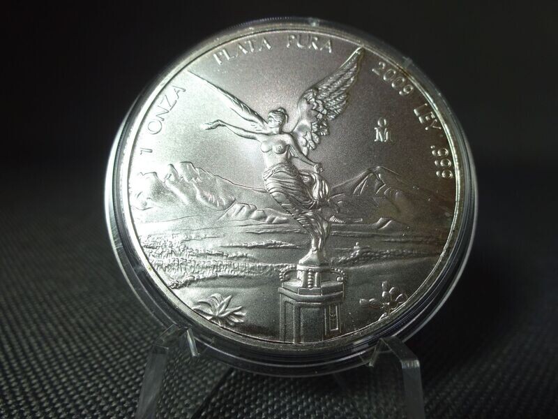 Silbermünze Mexiko 2009 Libertad 1 Oz Unze
