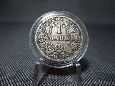 Silbermünze Deutsches Kaiserreich 1874 A 1 Mark Berlin Silbermünze Deutsches Kaiserreich 1874 A 1 Mark Berlin
