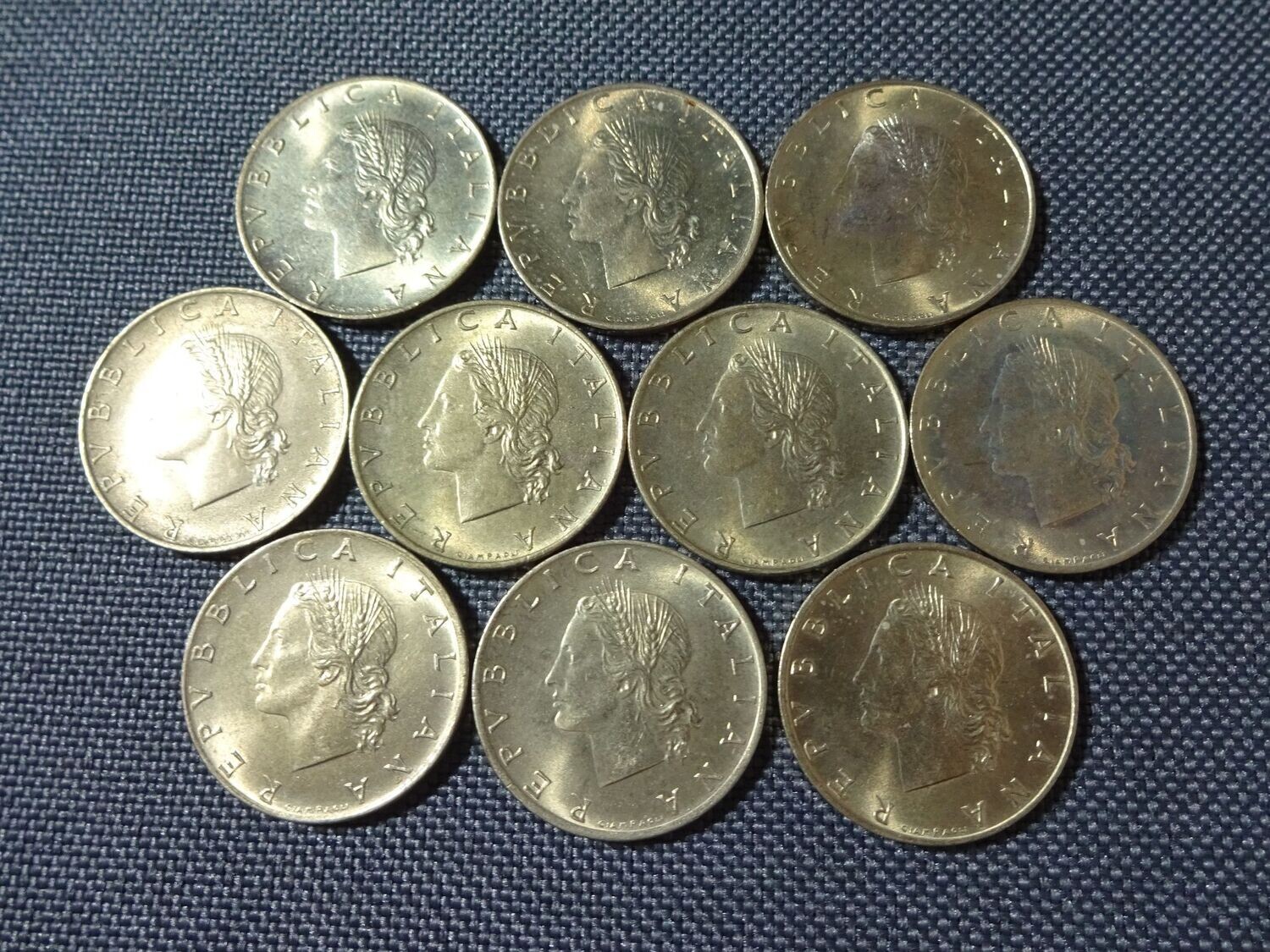 Münzen-Set Italien 1980 - 1989 20 Lire Erhaltung! Münzen-Set Italien 1980 - 1989 20 Lire Erhaltung!