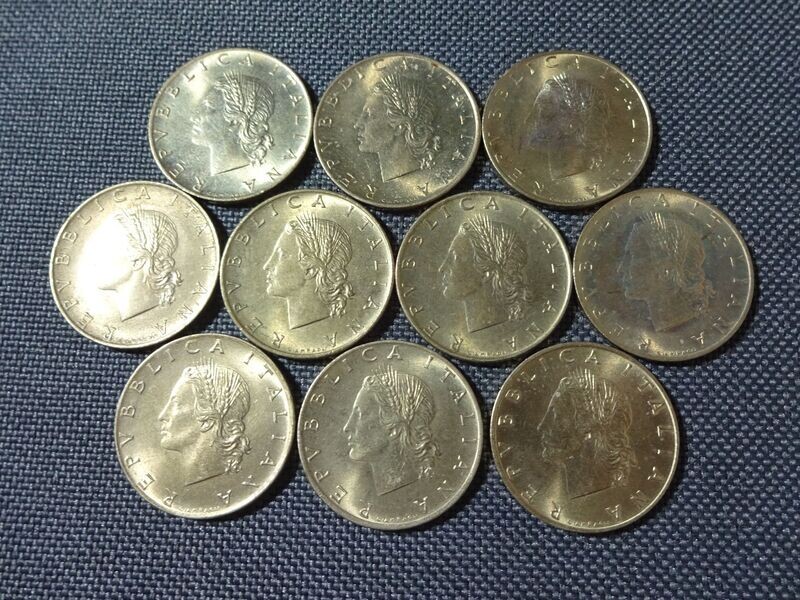 Münzen-Set Italien 1980 - 1989 20 Lire Erhaltung! Münzen-Set Italien 1980 - 1989 20 Lire Erhaltung!
