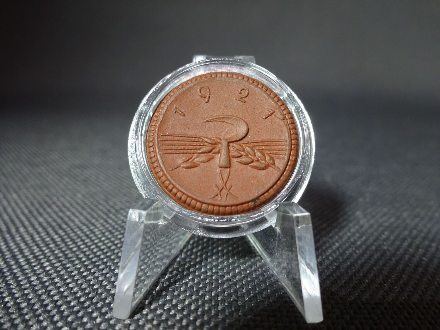 Münze Notgeld Deutsches Kaiserreich Sachsen 1921 20 Pfennig Porzellan Keramik