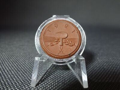 Münze Notgeld Deutsches Kaiserreich Sachsen 1921 20 Pfennig Porzellan Keramik