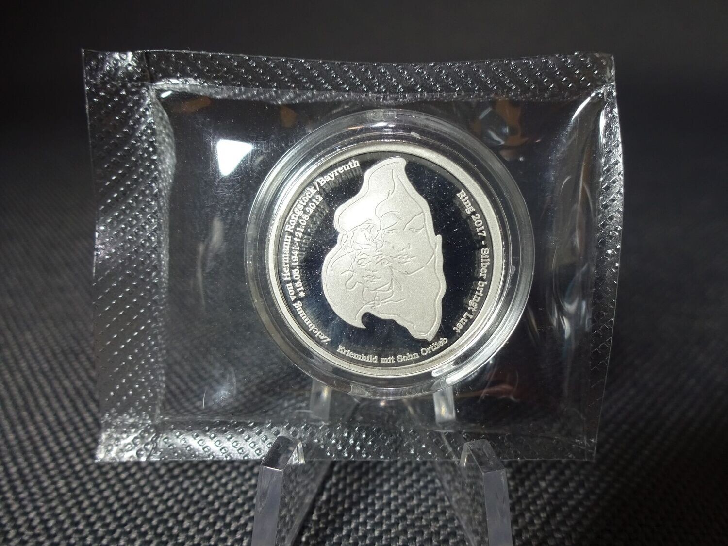 Silbermedaille Deutschland 2017 Siegfried Taler PP Proof 1/10 Oz Unze