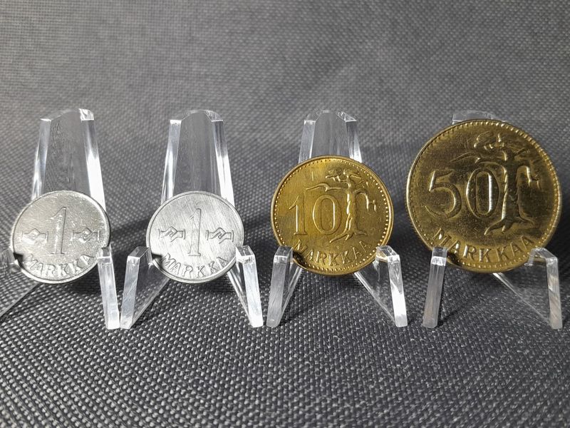 Münzen Set Finnland 1953 1958 1960 1 10 50 Markkaa Soumen Tasavalta Erhaltung! Münzen Set Finnland 1953 1958 1960 1 10 50 Markkaa Soumen Tasavalta Erhaltung!