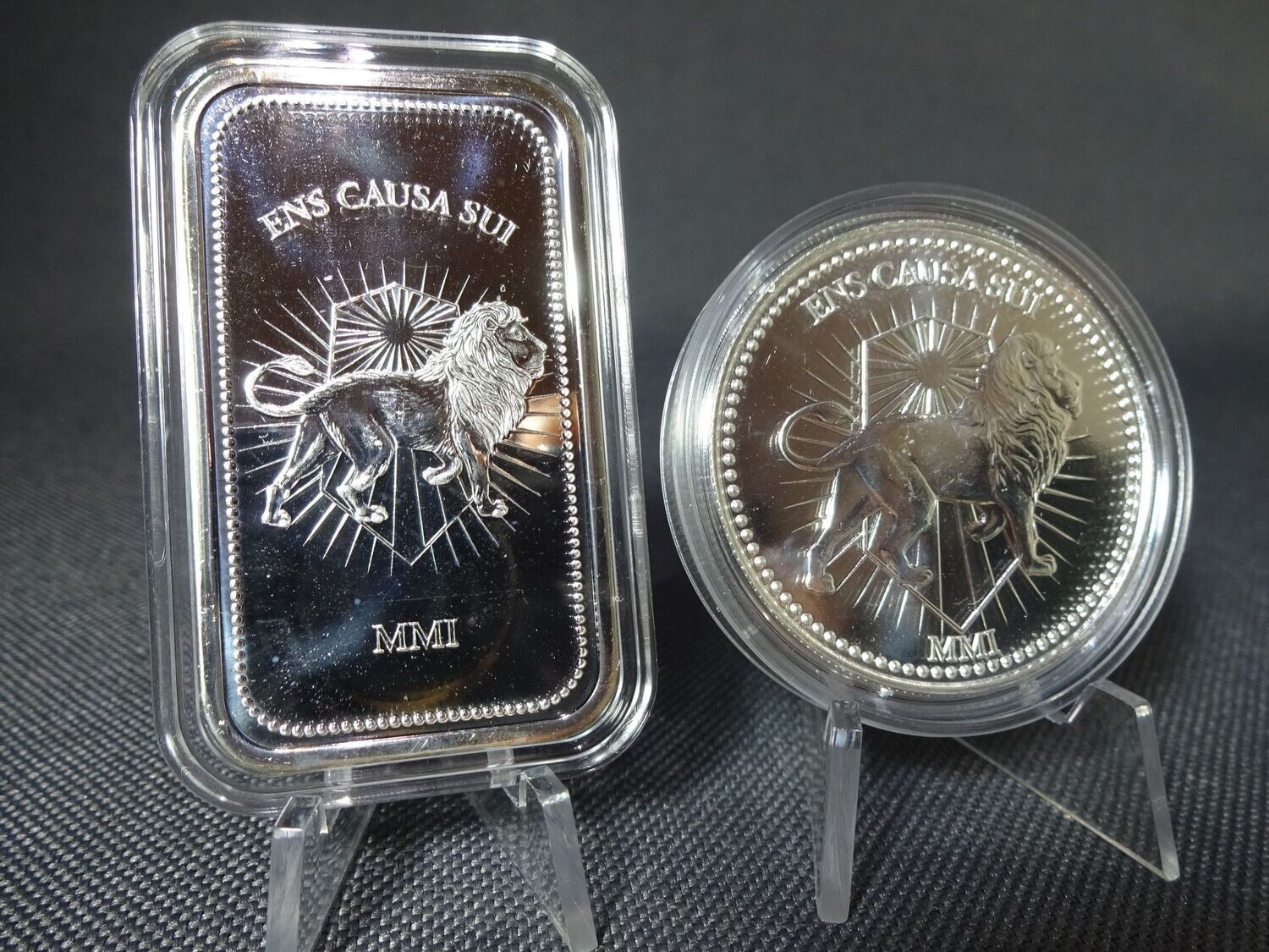 Silberbarren Silbermedaille Set USA John Wick Löwe Continental Coin 1 Oz Unze