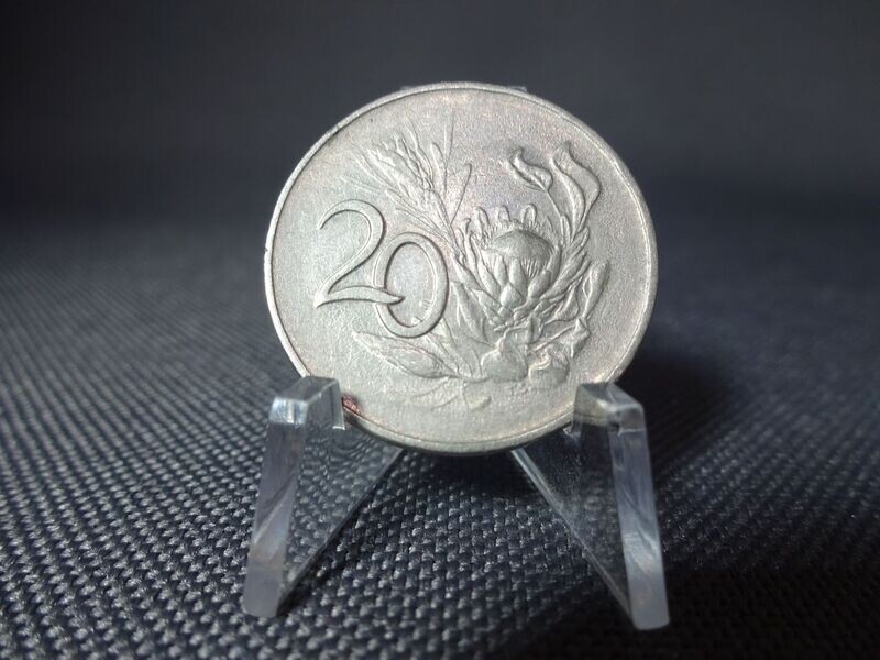 Münze Südafrika 1965 20 Cent South Africa