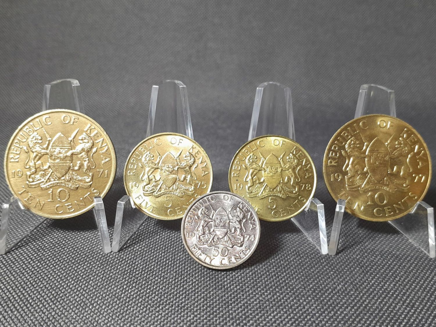 Münzen Set Kenia 1971 1974 1975 1977 1978 5 10 50 Cents Erhaltung!! Münzen Set Kenia 1971 1974 1975 1977 1978 5 10 50 Cents Erhaltung!!