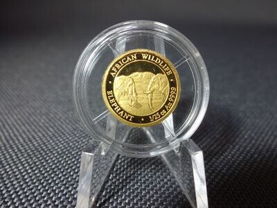 Goldmünze Somalia Elefant 2020 50 Shillings African Wildlife 1/25 Oz Unze Goldmünze Somalia Elefant 2020 50 Shillings African Wildlife 1/25 Oz Unze