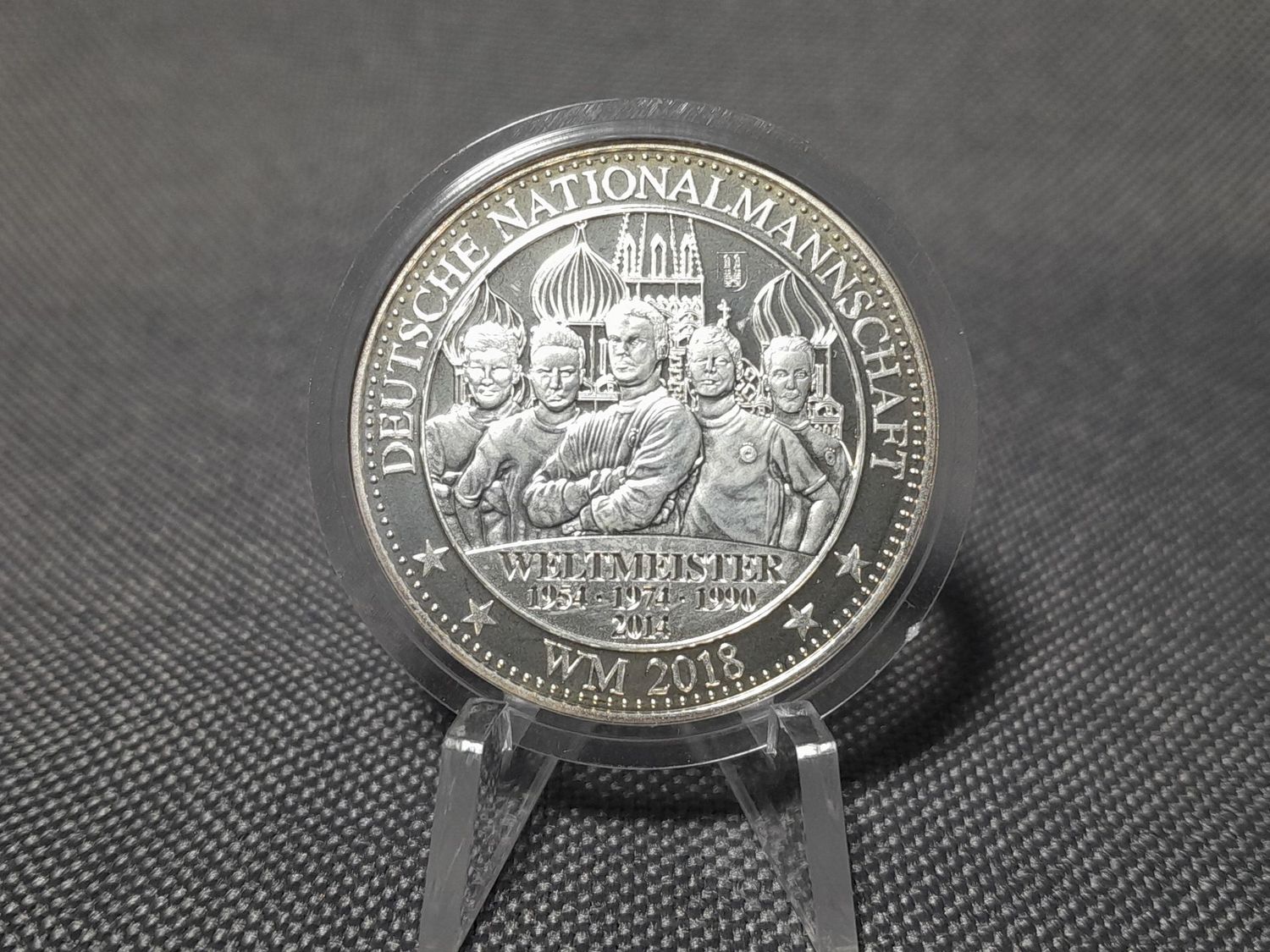 Silbermedaille Deutschland WM 2018 Russland Nationalmannschaft Deutscher Fussball Bund Silbermedaille Deutschland WM 2018 Russland Nationalmannschaft Deutscher Fussball Bund