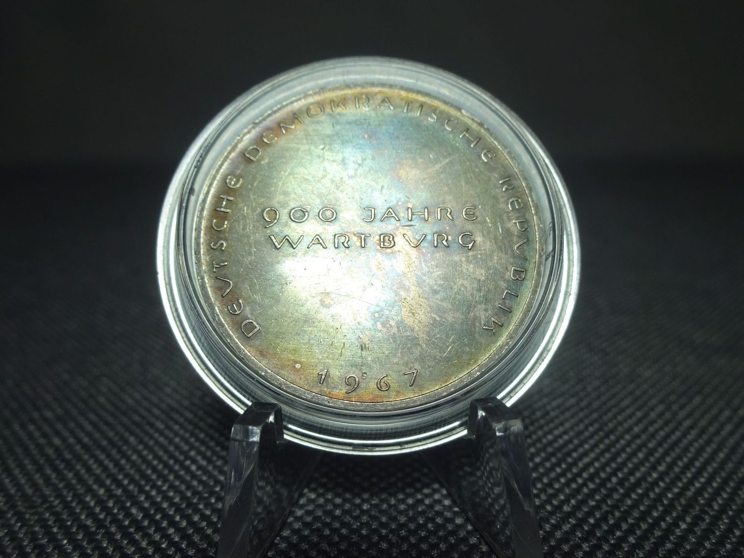 Silbermedaille DDR 1967 900 Jahre Wartburg Eisenach