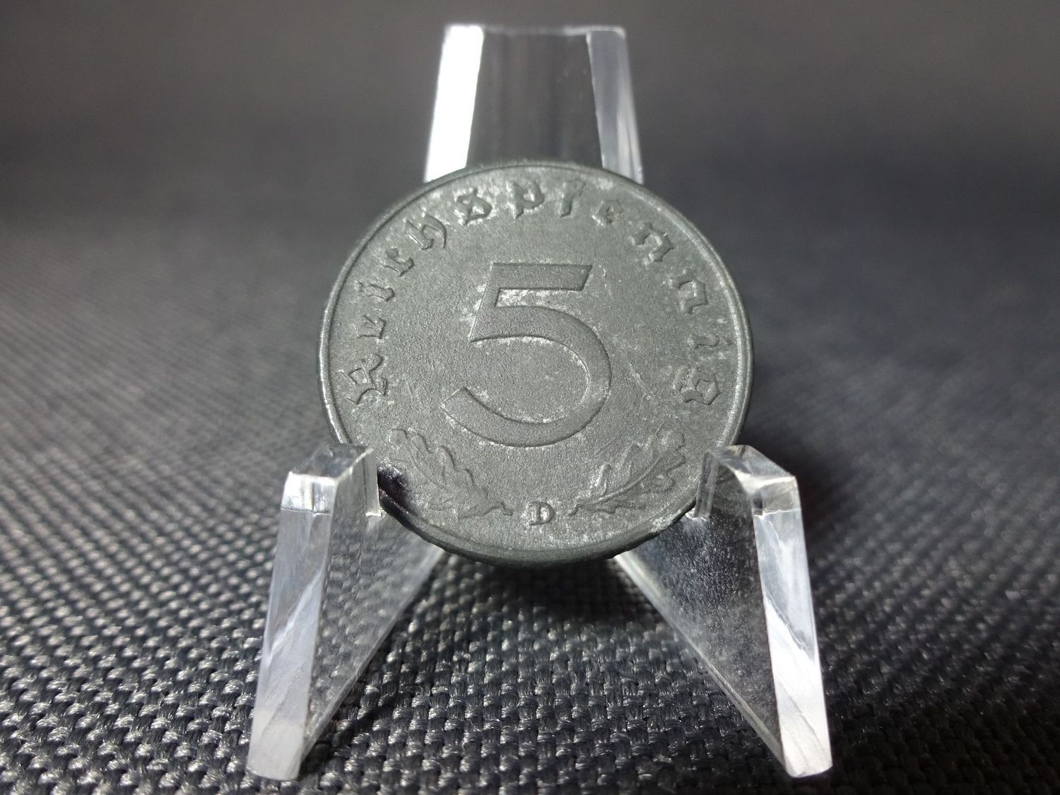 Münze Drittes Reich 1944 D 5 Reichspfennig München