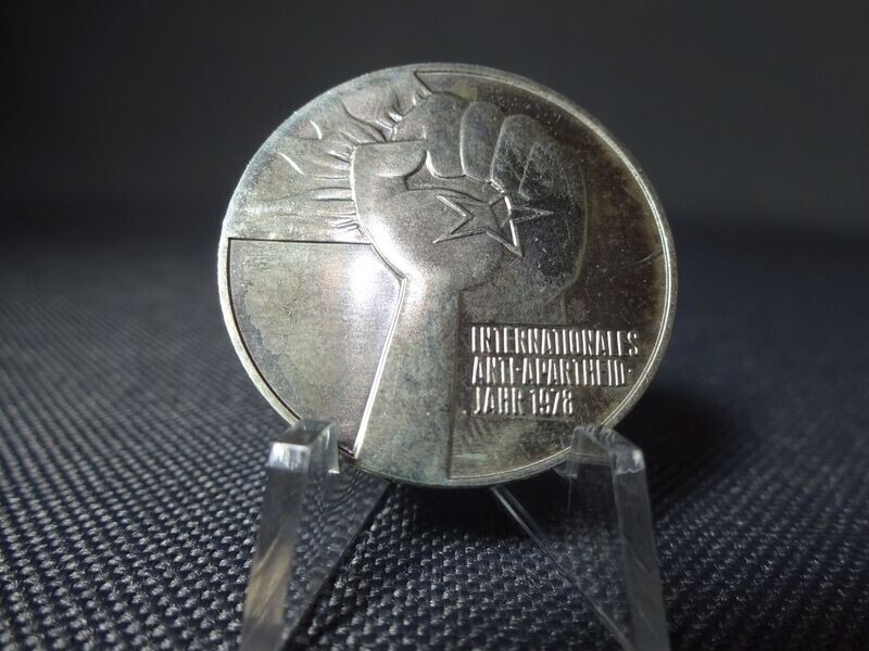 Münze DDR 1978 5 Mark Internationales Anti-Apartheid-Jahr