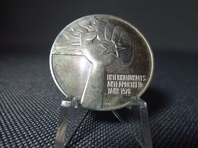 Münze DDR 1978 5 Mark Internationales Anti Apartheid Jahr