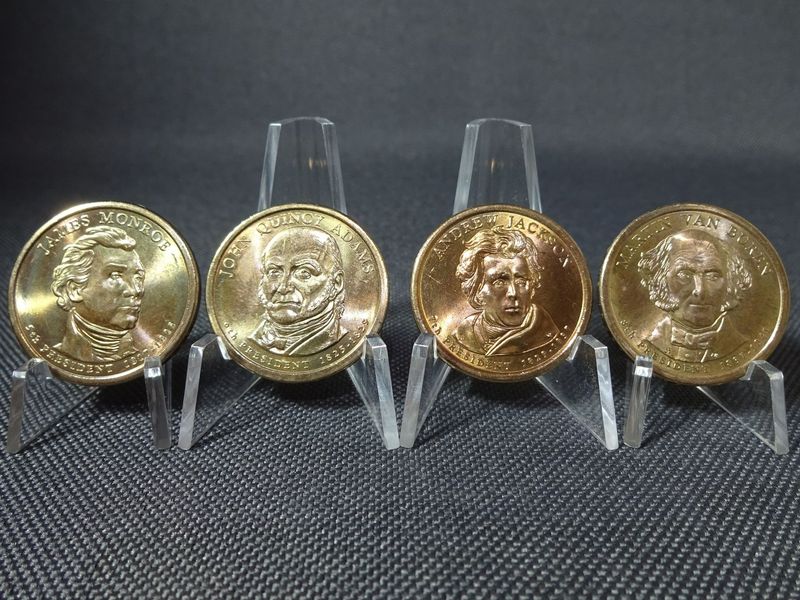 Münzen Set USA 2012 1 Dollar Andrew Jackson Präsidenten Liberty