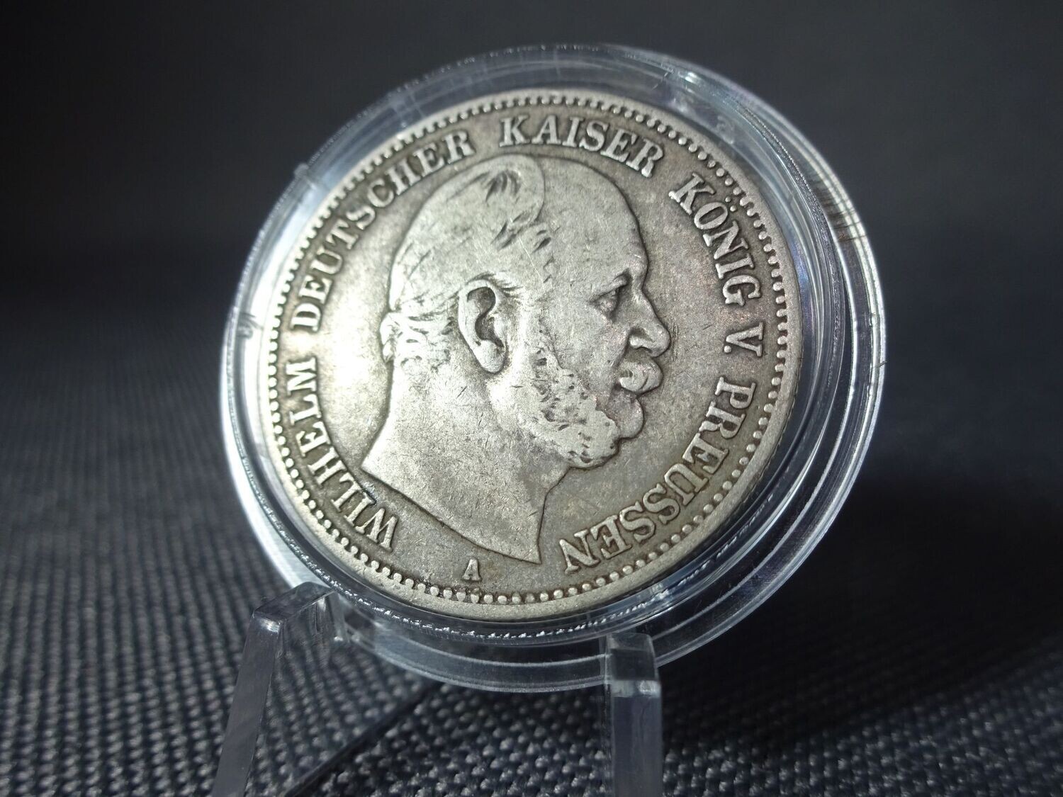 Silbermünze Deutsches Kaiserreich 1876 A 2 Mark Wilhelm I. König Preußen 2.